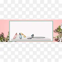 简约清新夏季女鞋banner