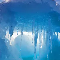 蓝色圣诞冰层素材背景