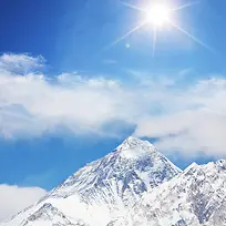 质感雪山背景