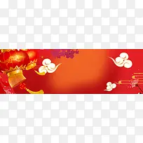 2018狗年红色喜庆春节海报banner
