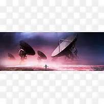 科幻酷炫星际banner