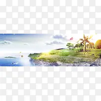 海边悬崖风景