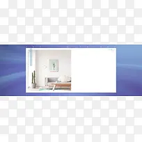 清新北欧简约风家具促销banner