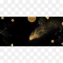 黑色星期五黑金大气banner