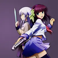 可爱的动漫少女