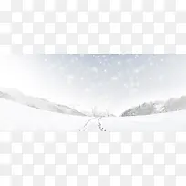 冬季雪景详情背景