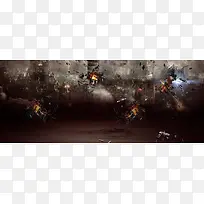 战争banner背景