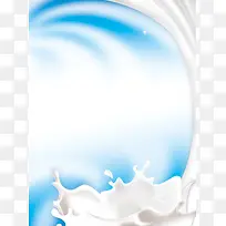 清新牛奶饮品饮料海报背景素材