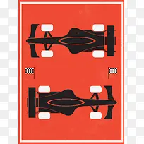 赛车F1海报背景素材