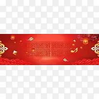 大气复古纹理banner