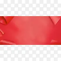简约时尚丝带banner
