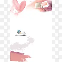 开学季抢翻天海报背景素材