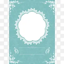 欧式蒂芙尼蓝婚礼水牌印刷背景