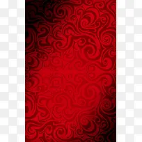 花纹红色复古新年节日背景