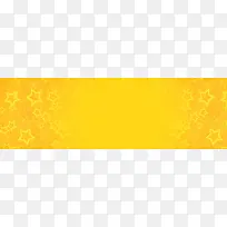黄色背景banner