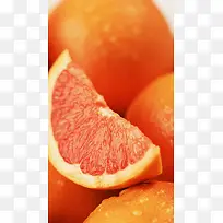 橙子水果H5背景素材