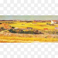 田园油画
