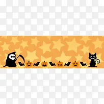 万圣节节日气氛banner