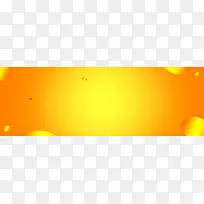 双十一淘宝天猫促销简约黄色banner