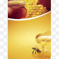 黄色蜂蜜背景素材