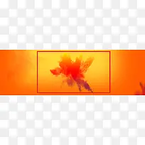 橘色桔色喷绘喷洒效果设计背景
