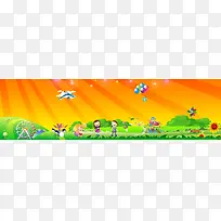 卡通节日背景