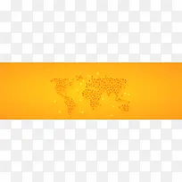 电商扁平地图背景banner