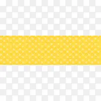 黄色蘑菇纹理banner