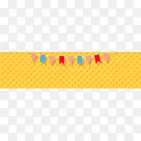 儿童开学黄色活泼banner