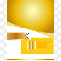 炫彩金色几何组合商务宣传背景
