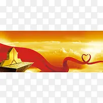 金融财经商务banner背景