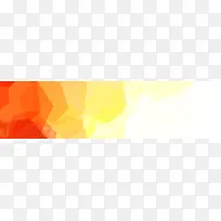 黄色大气几何抽象图案背景banner