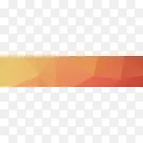 橙色几何多边形banner背景