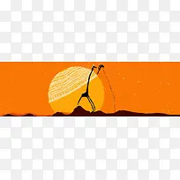 商务简约背景banner设计