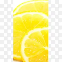 清新水果柠檬美食H5背景