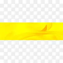 黄色简约线条banner