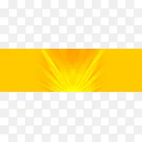 淘宝秋季简约黄色新品特惠banner
