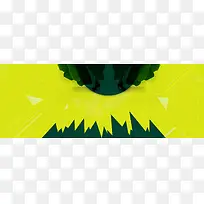 淘宝天猫扁平式banner背景