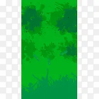 绿色喷溅背景
