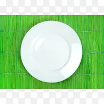 绿竹席白餐碟