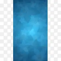 蓝色花朵图案底纹H5背景素材