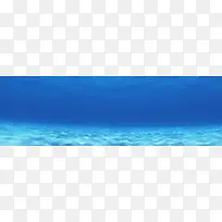 蓝色水底背景