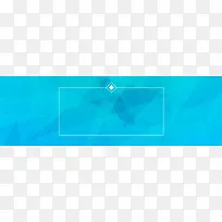 蓝色水晶立方体背景banner