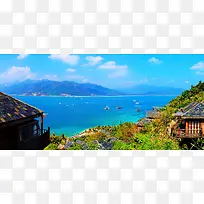 三亚风景海报banner