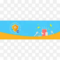 金融理财风暴banner海报