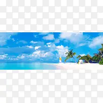 海滩背景图