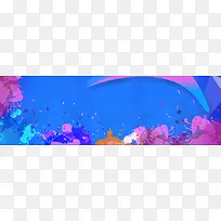 庆典几何创意多彩banner