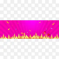 渐变促销背景banner