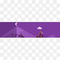 万圣节淘宝banner背景图
