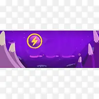 电商天猫扁平背景banner